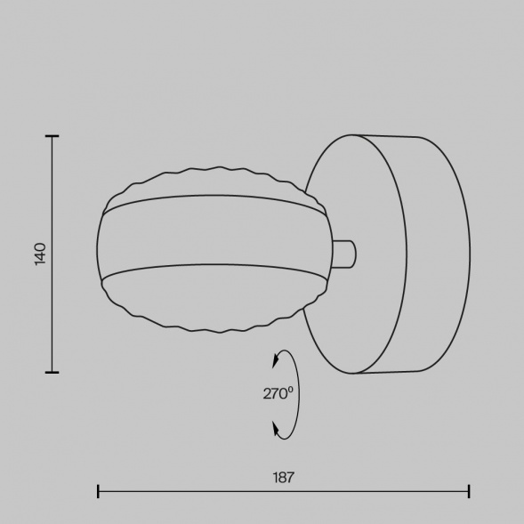 Бра Maytoni Mind MOD299WL-L10BS3K