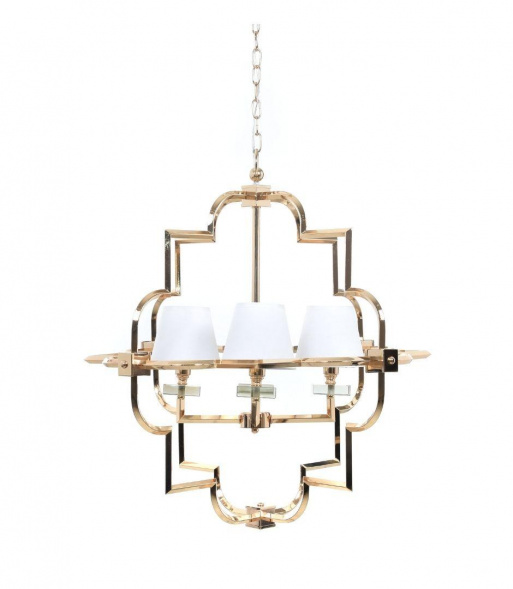 Подвесная люстра Lumina Deco Baltimore LDP 8020-4 GD+WT