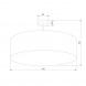 Потолочный светильник TK Lighting 6248 Rondo Linen