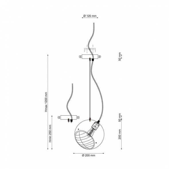 Подвесной светильник Lucia Tucci Narni 1942.1 White