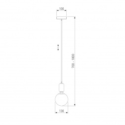 Подвесной светильник Eurosvet 50158/1 черный