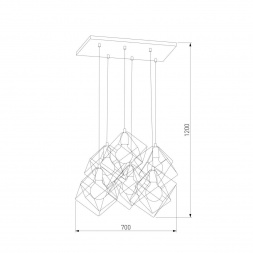 Подвесной светильник TK Lighting 191 Alambre