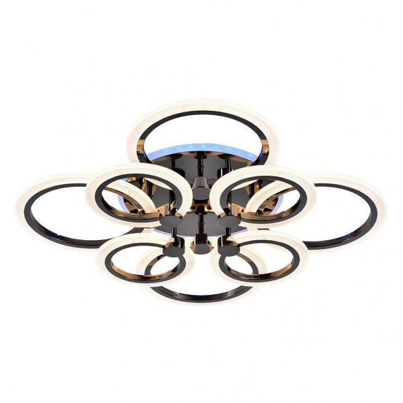 Потолочная светодиодная люстра Profit Light 8076/4+4 PBK