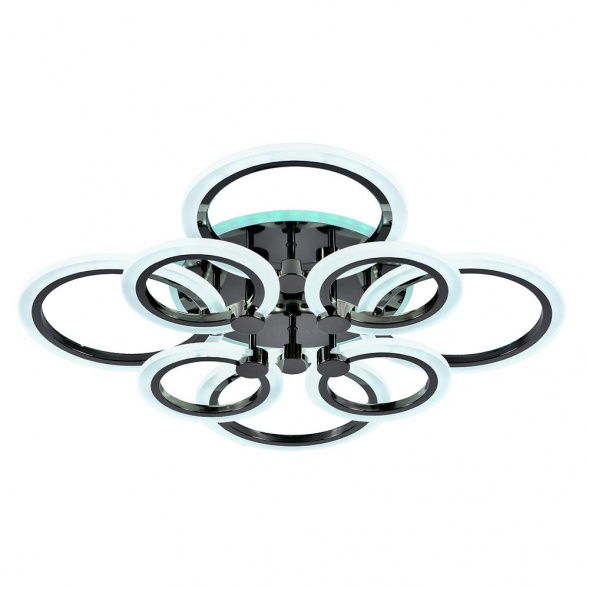 Потолочная светодиодная люстра Profit Light 8076/4+4 PBK