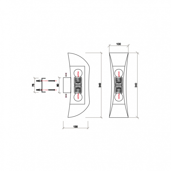 Бра Vele Luce Hellion VL5704W02