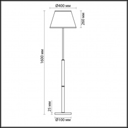 Торшер Lumion County Robin 3703/1F