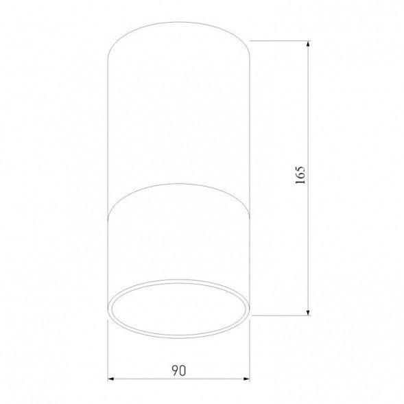 Уличный светодиодный светильник Elektrostandard Light Led 35139/H серый a057158