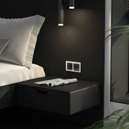 Рамка Werkel Acrylic на 2 поста белый W0022701 4690389184840