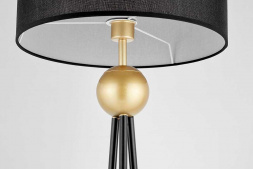 Торшер Lumina Deco Belforte LDF 5527 GD+BK