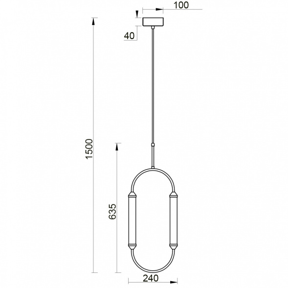 Подвесной светильник Vele Luce Capsula VL7293P21