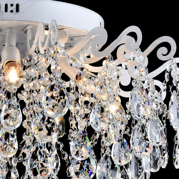 Потолочная люстра Reluce 04033-0.3-07 WH+SILVER PN