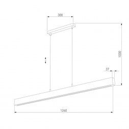 Подвесной светодиодный светильник TK Lighting 1389 Teo Led