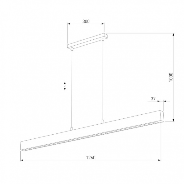 Подвесной светодиодный светильник TK Lighting 1389 Teo Led