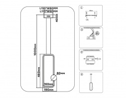 Подвесной светодиодный светильник Ambrella light Comfort LineTech FL66363