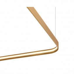 Подвесной светодиодный светильник Italline IT013-6024 gold 3000K