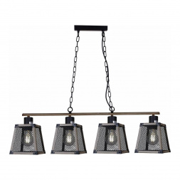 Подвесная люстра Illumico IL1006-4LL-05 BK Wood