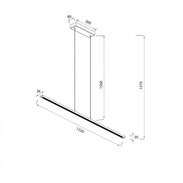 Подвесной светильник Mantra Lineal 8955