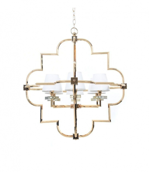 Подвесная люстра Lumina Deco Baltimore LDP 8020-6 GD+WT