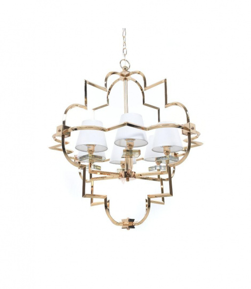 Подвесная люстра Lumina Deco Baltimore LDP 8020-6 GD+WT