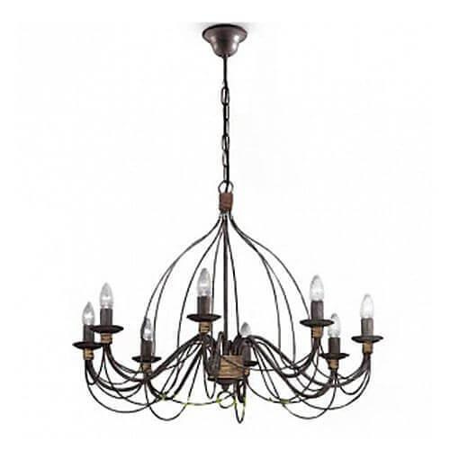 Подвесная люстра Ideal Lux Corte SP8 Ruggine 057194