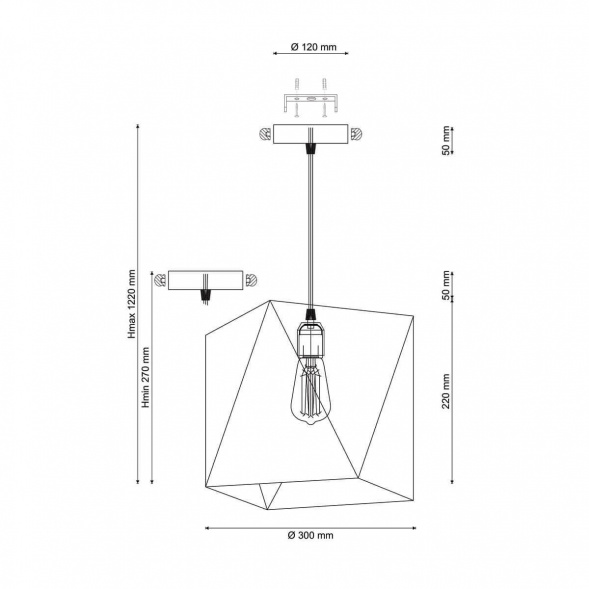 Подвесной светильник Lucia Tucci Narni 1943.1 Gray-Green