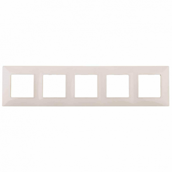 Рамка 5-постовая ЭРА Elegance 14-5005-02 Б0034406