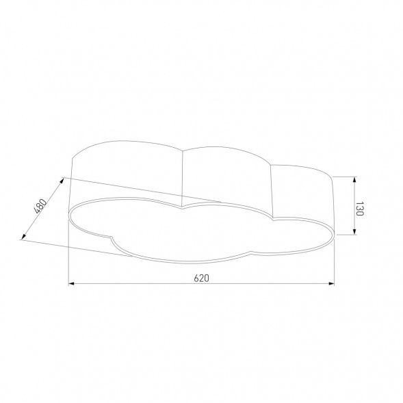 Потолочный светильник TK Lighting 1534 Cloud