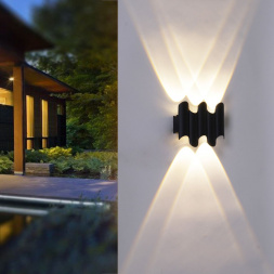 Уличный настенный светодиодный светильник Reluce 86851-9.2-005KT LED5W BK