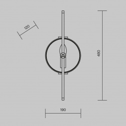 Бра Maytoni Marmo MOD099WL-01G