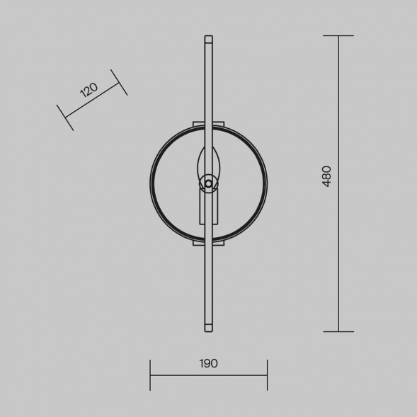 Бра Maytoni Marmo MOD099WL-01G