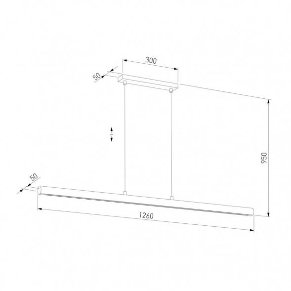 Подвесной светодиодный светильник TK Lighting 1428 Rollo Led
