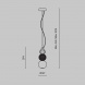 Подвесной светодиодный светильник Maytoni Collar P069PL-L16G3K