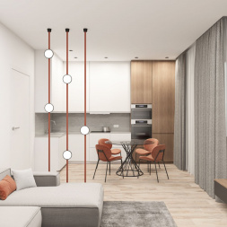 Трековый светильник Denkirs Belty Flow DK5566-BK