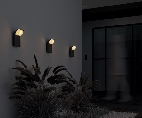 Уличный настенный светодиодный светильник Maytoni Stock O446WL-L7GF3K