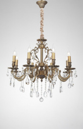 Подвесная люстра Lucia Tucci Barletta 1730.8 Antique