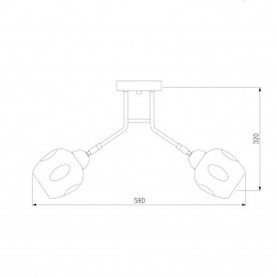 Потолочная люстра Eurosvet Marci 30164/5 хром