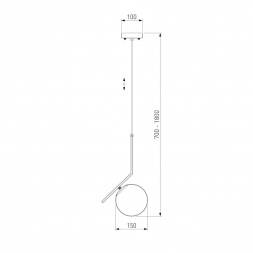 Подвесной светильник Eurosvet 50159/1 хром