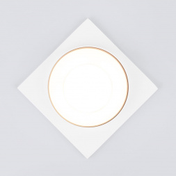 Встраиваемый светильник Elektrostandard 116 MR16 золото/белый a053346