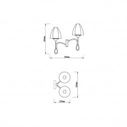 Бра Vele Luce Oro VL5654W22