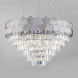 Подвесная люстра Eurosvet Ariana 10124/8 хром/прозрачный хрусталь Strotskis Smart
