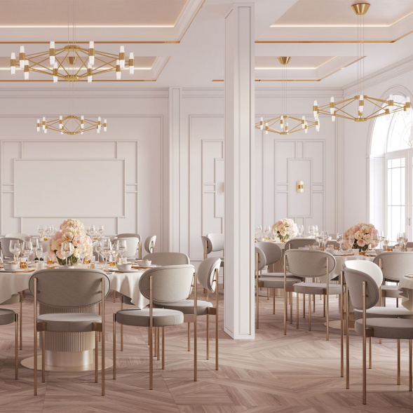 Подвесная люстра Crystal Lux DOROTEA SP10 GOLD