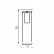 Садовый светильник Kanlux VIMO 50 SE-B 34986
