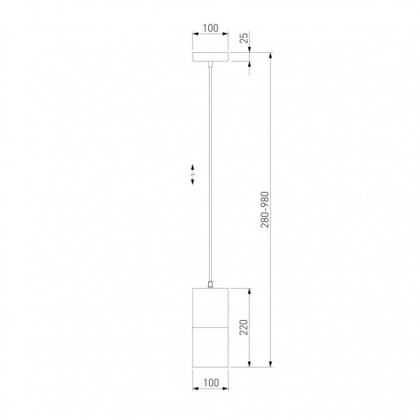 Подвесной светильник Eurosvet 50233/1 черный