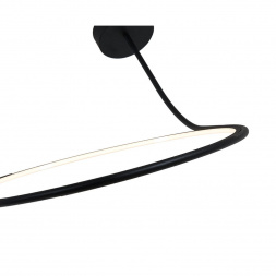 Подвесной светодиодный светильник Italline IT013-6025 black 3000K