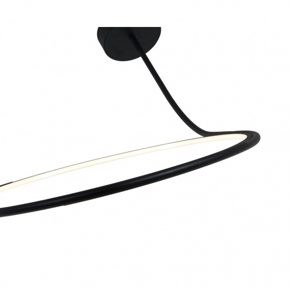 Подвесной светодиодный светильник Italline IT013-6025 black 3000K