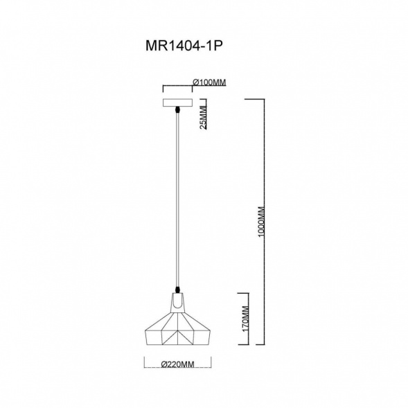 Подвесной светильник MyFar Brigitte MR1404-1P