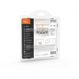 Светодиодная лента Gauss 10W/m 120LED/m 2835SMD теплый белый 5M BT039