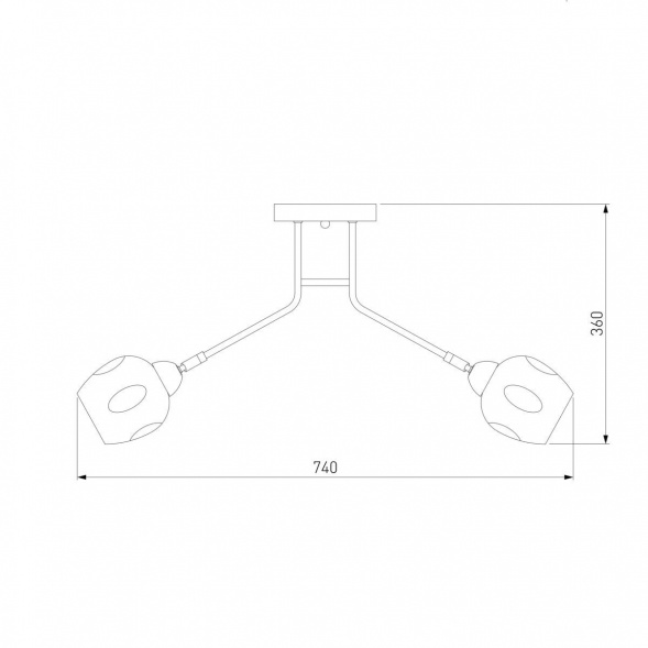 Потолочная люстра Eurosvet Marci 30164/8 хром