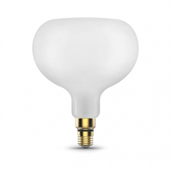 Лампа светодиодная филаментная диммируемая Gauss E27 10W 4100К матовая 1017802210-D