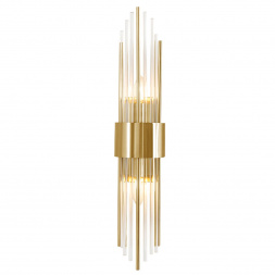 Настенный светильник Crystal Lux Atento AP2 Brass/Transparente